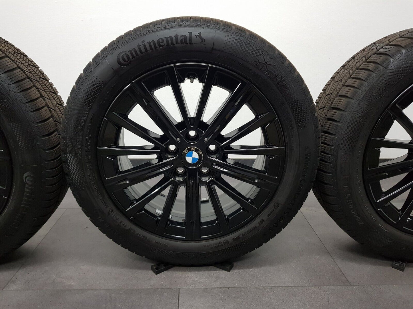 BMW 2er U06 Winterräder 17 Zoll 833 V-Speiche 5A094B2 Winterreifen +6,5mm