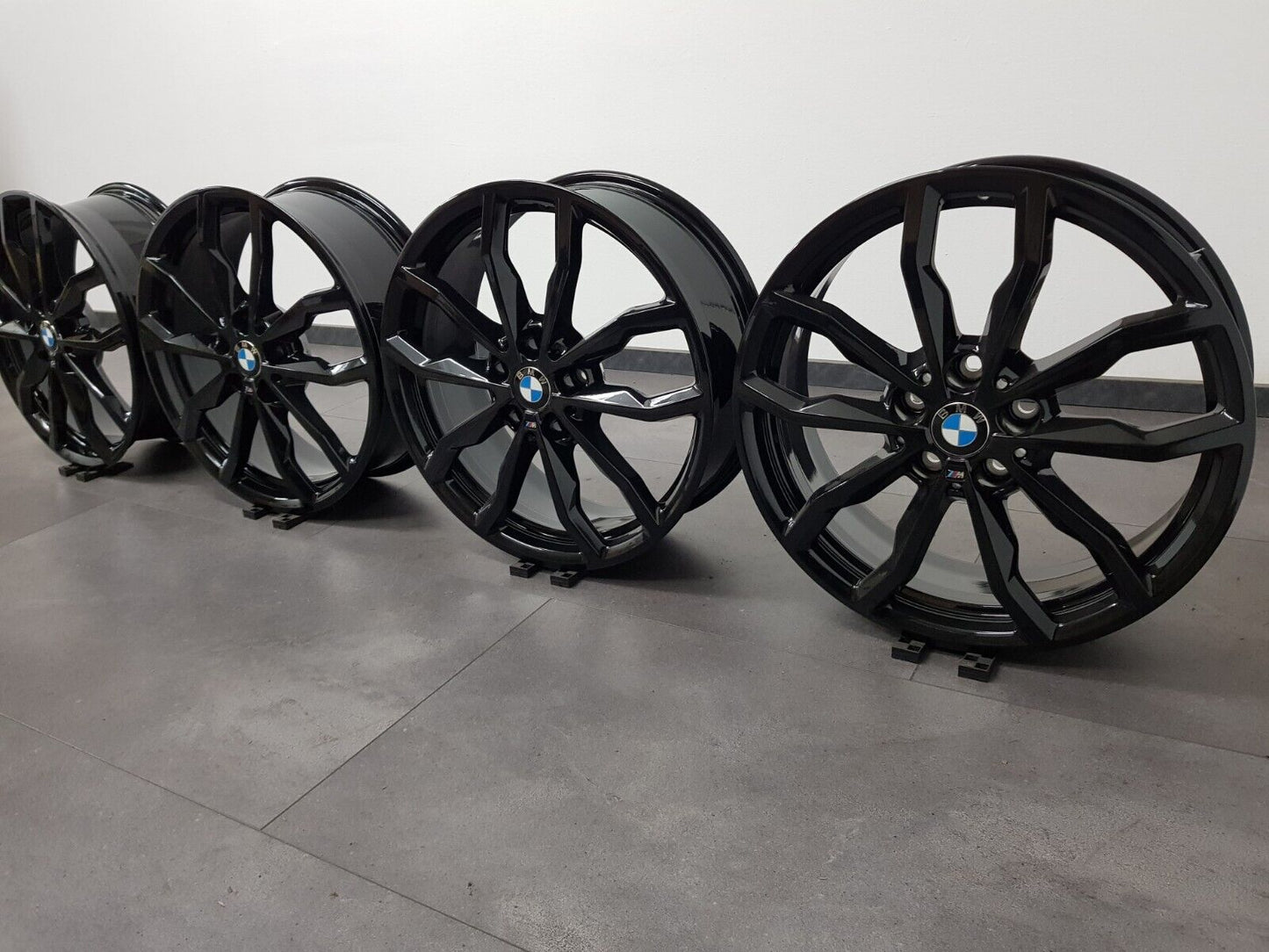 BMW 18 Zoll Felgen 1er F40 2er F44 X1 X2 F48 F39 Alufelgen M711 6877550 schwarz!