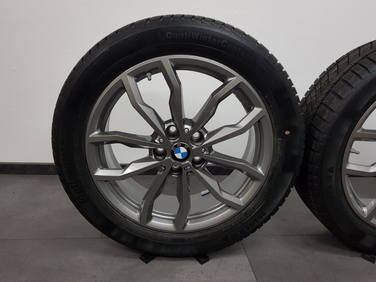 BMW 18 Zoll Felgen F48 F39 X1 X2 original Winterreifen M711 6877550 +6,5-7mm
