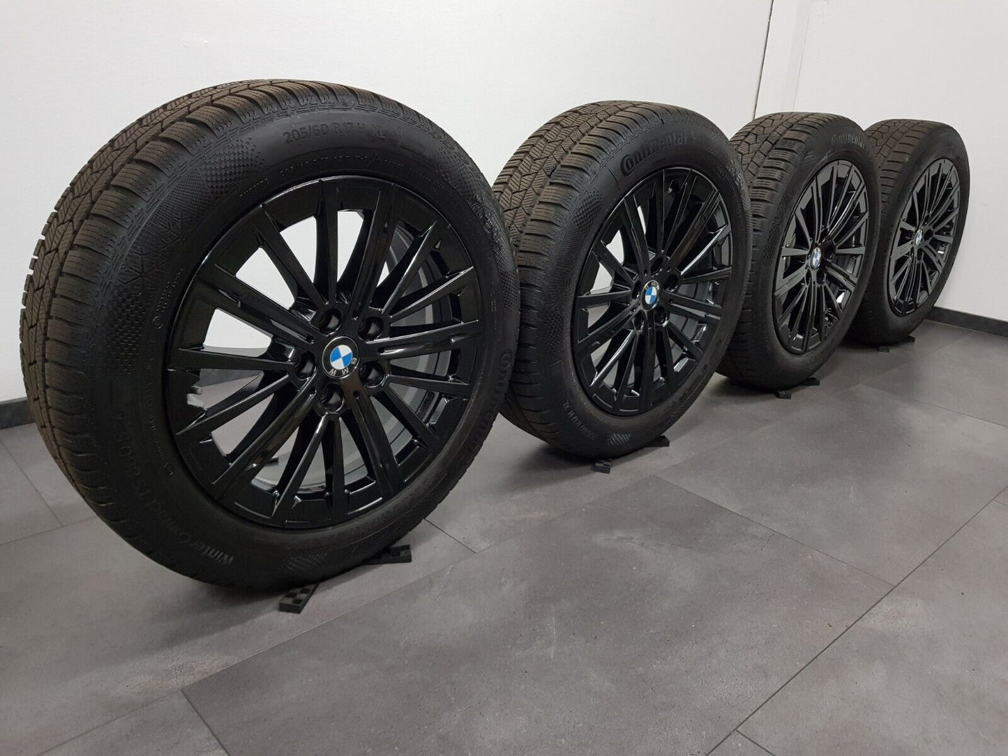 BMW 2er U06 Winterräder 17 Zoll 833 V-Speiche 5A094B2 Winterreifen +6,5mm
