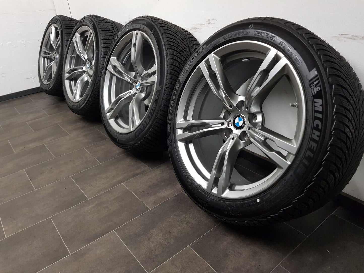 BMW M5 F90 M8 F91 F92 19 Zoll Winterreifen Felgen M705 8043663 Winterräder +7mm