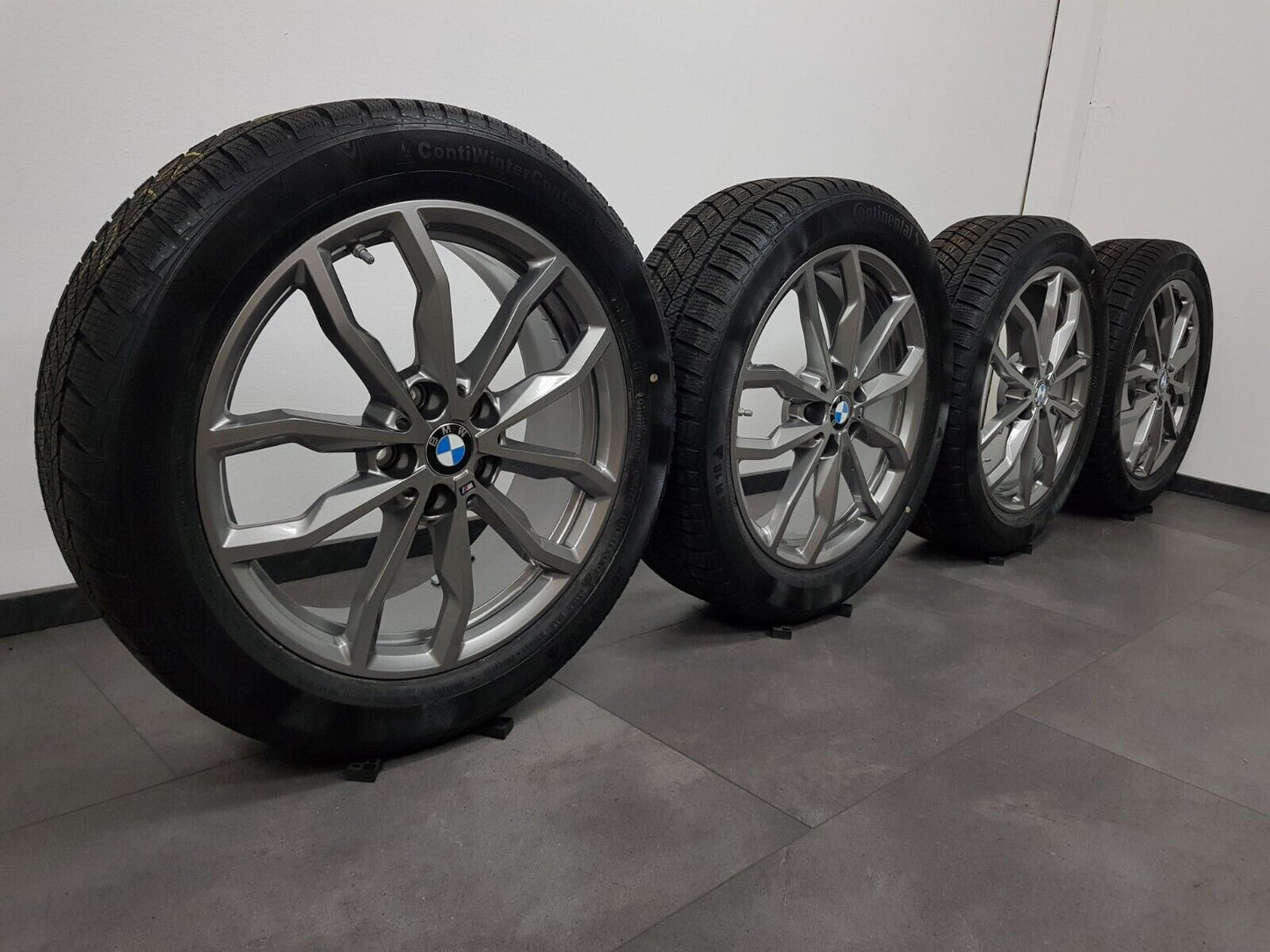BMW 18 Zoll Felgen F48 F39 X1 X2 original Winterreifen M711 6877550 +6,5-7mm
