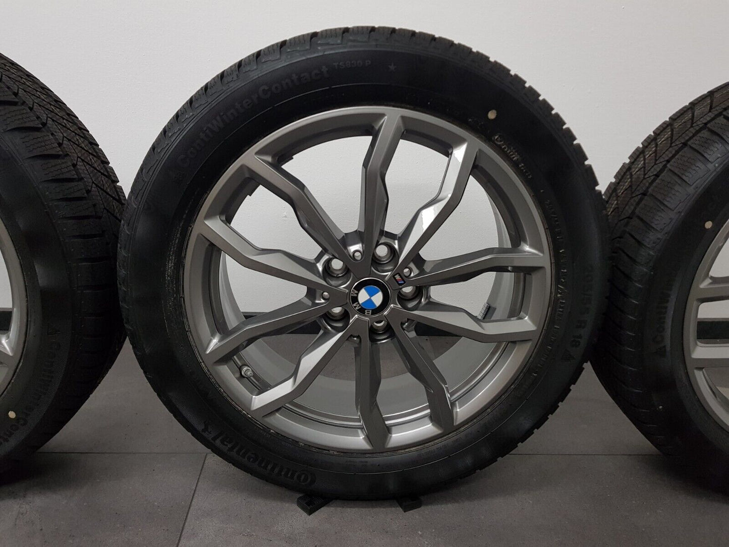 BMW 18 Zoll Felgen F48 F39 X1 X2 original Winterreifen M711 6877550 +6,5-7mm