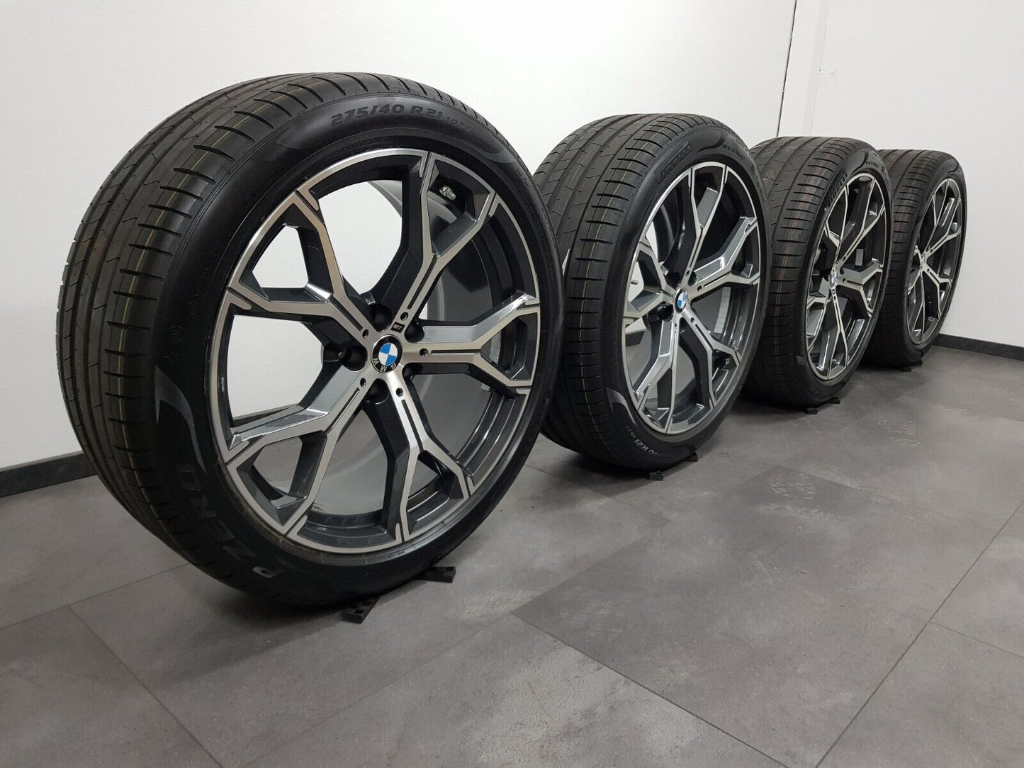 BMW 21 Zoll Felgen X5 G05 X6 G06 Sommerreifen Sommerräder M741 Reifen 741M +6,5m