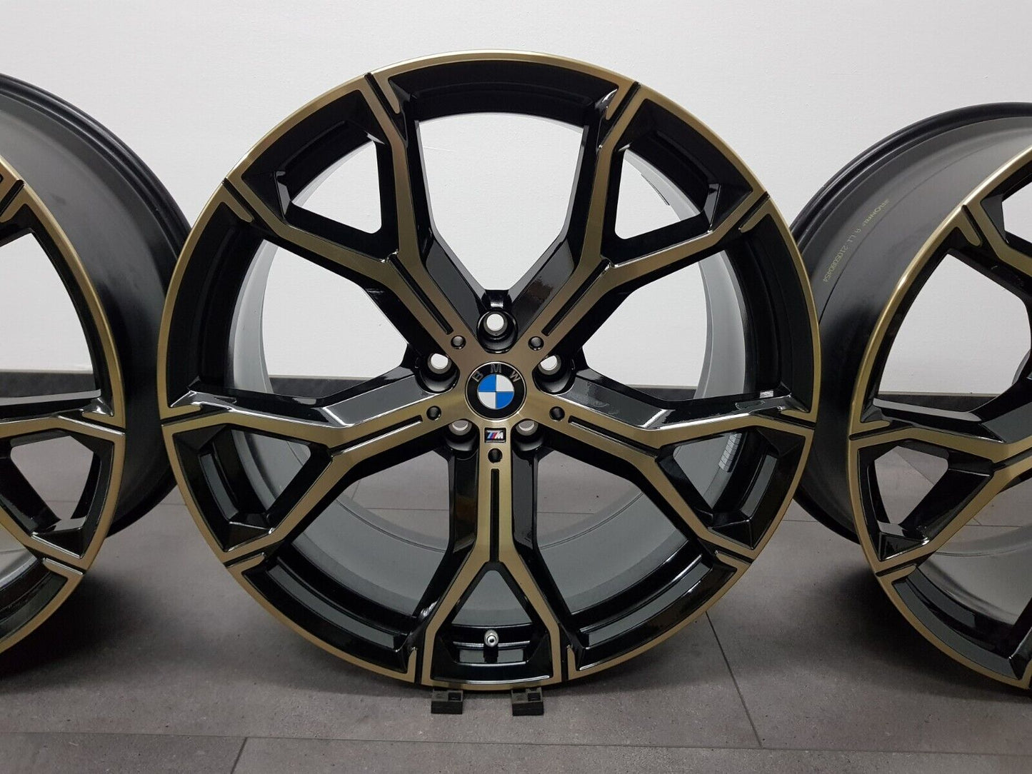 4x NEU BMW 21 Zoll Felgen X5 G05 X6 G06 Alufelgen Styling M741 741M Night Gold!