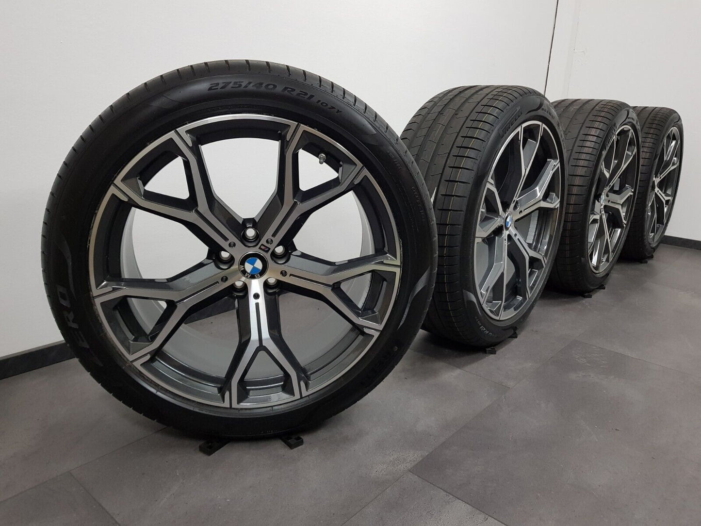 BMW 21 Zoll Felgen X5 G05 X6 G06 Sommerreifen Sommerräder M741 Reifen 741M +6,5m