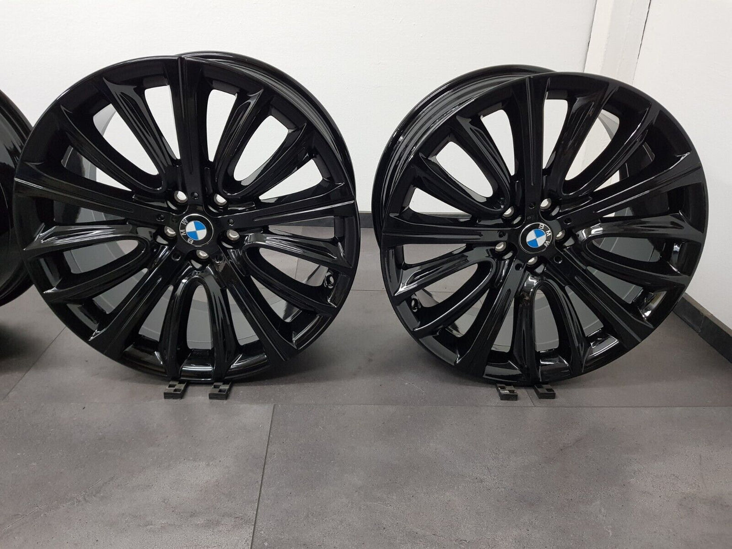 BMW 20 Zoll Felgen 7er G11 G12 6er GT G32 original 628 Alufelgen schwarz-glanz!