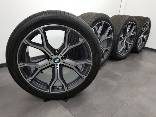 BMW 21 Zoll Felgen X5 G05 X6 G06 Sommerreifen Sommerräder Styling M741 DOT23!