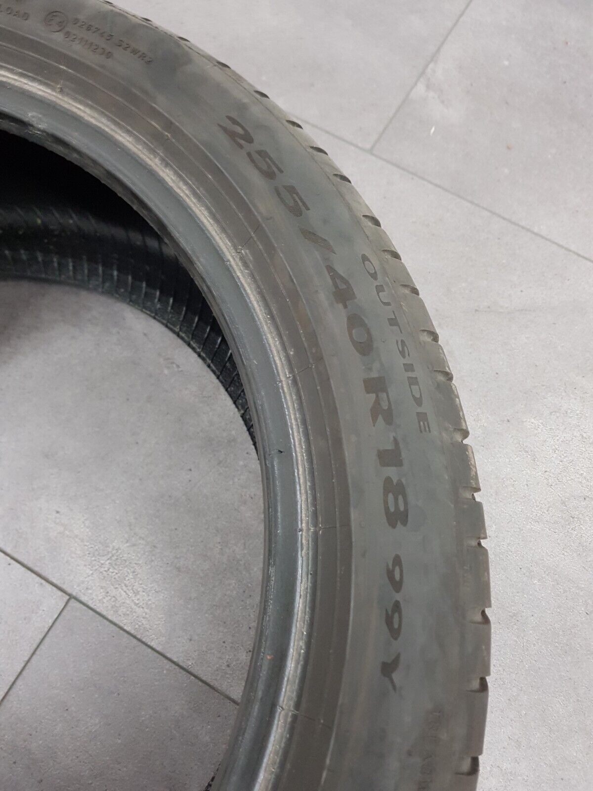 1x 255 40 18 99Y Sommerreifen Reifen Pirelli Cinturato P7 BMW *Sternm.*