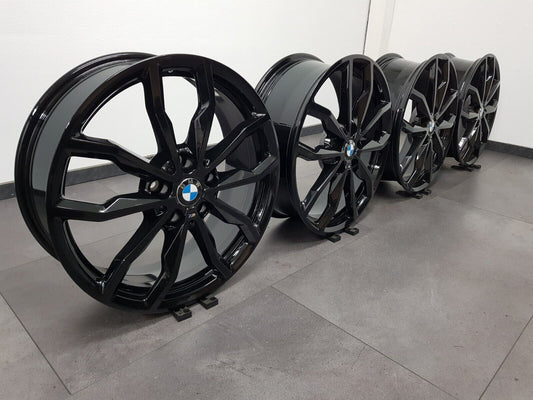 BMW 18 Zoll Felgen 1er F40 2er F44 X1 X2 F48 F39 Alufelgen M711 6877550 schwarz!