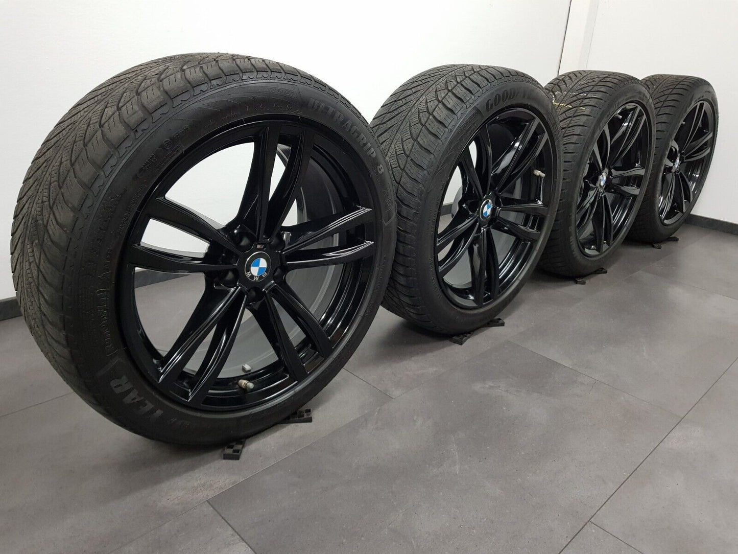 BMW 19 Zoll Felgen 7er G11 G12 6er GT G32 Winterreifen Winterräder schwarz M647