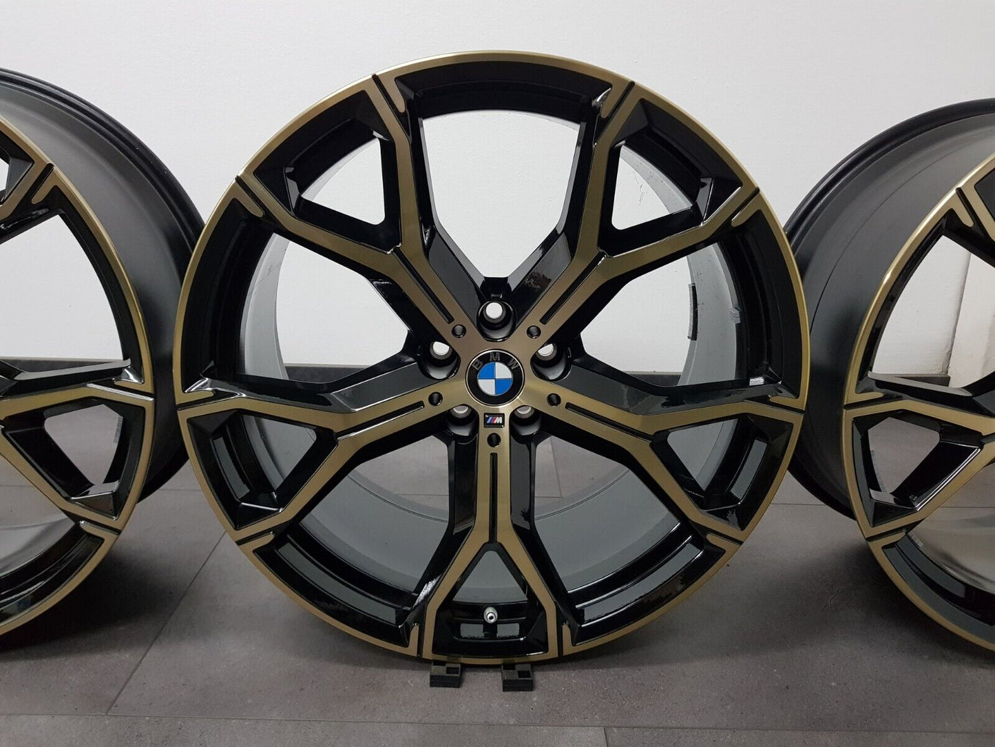 4x NEU BMW 21 Zoll Felgen X5 G05 X6 G06 Alufelgen Styling M741 741M Night Gold!