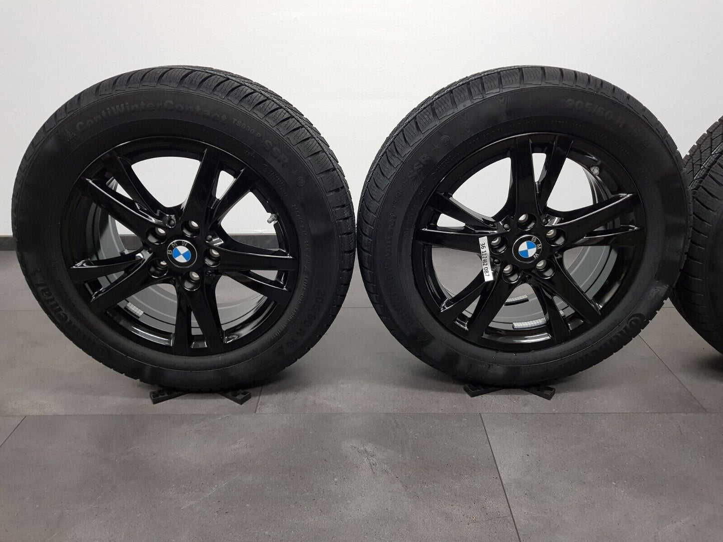 NEU BMW Winterreifen 2er F45 F46 16 Zoll Felgen 473 Winterräder Active schwarz!